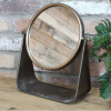 Metal Table Top Cheval Mirror
