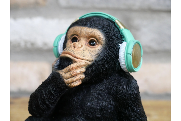 Monkey wearing Headphones - Image 2