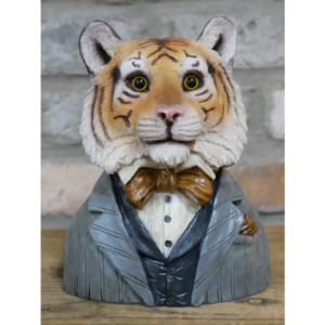Small Gentleman Tiger Bust