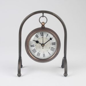 Antique Bronze Table Clock