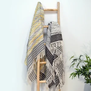 Arizona Zig Zag Heavyweight Herringbone Throw - 2 Colour choices