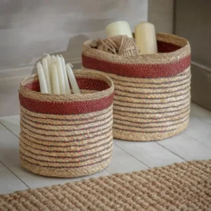 Set of 2 Dual Tone Baskets